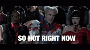 a gif from the movie Zoolander, overlayed with white text that says "Listicles, so hot right now"