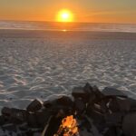 Sunset at the beach in Oregon