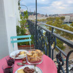 Balcony dinner on Sky's Europe trip